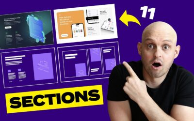 11 Section layouts to make your website ultra UNIQUE