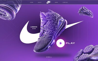 Web Design Timelapse: Nike Homepage