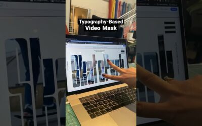Add a typography based video mask to your arsenal #webdesigntips